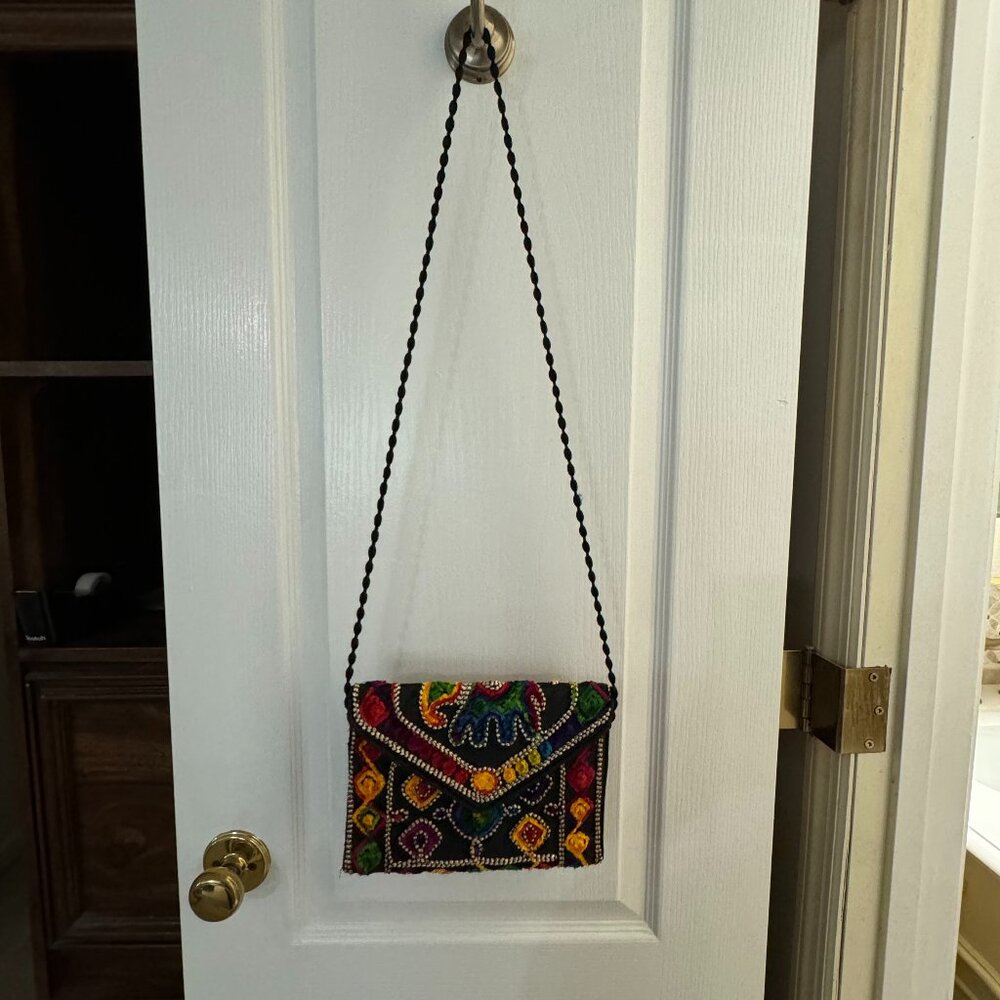 Rectangular Envelope Crossbody Purse Euc - image 1